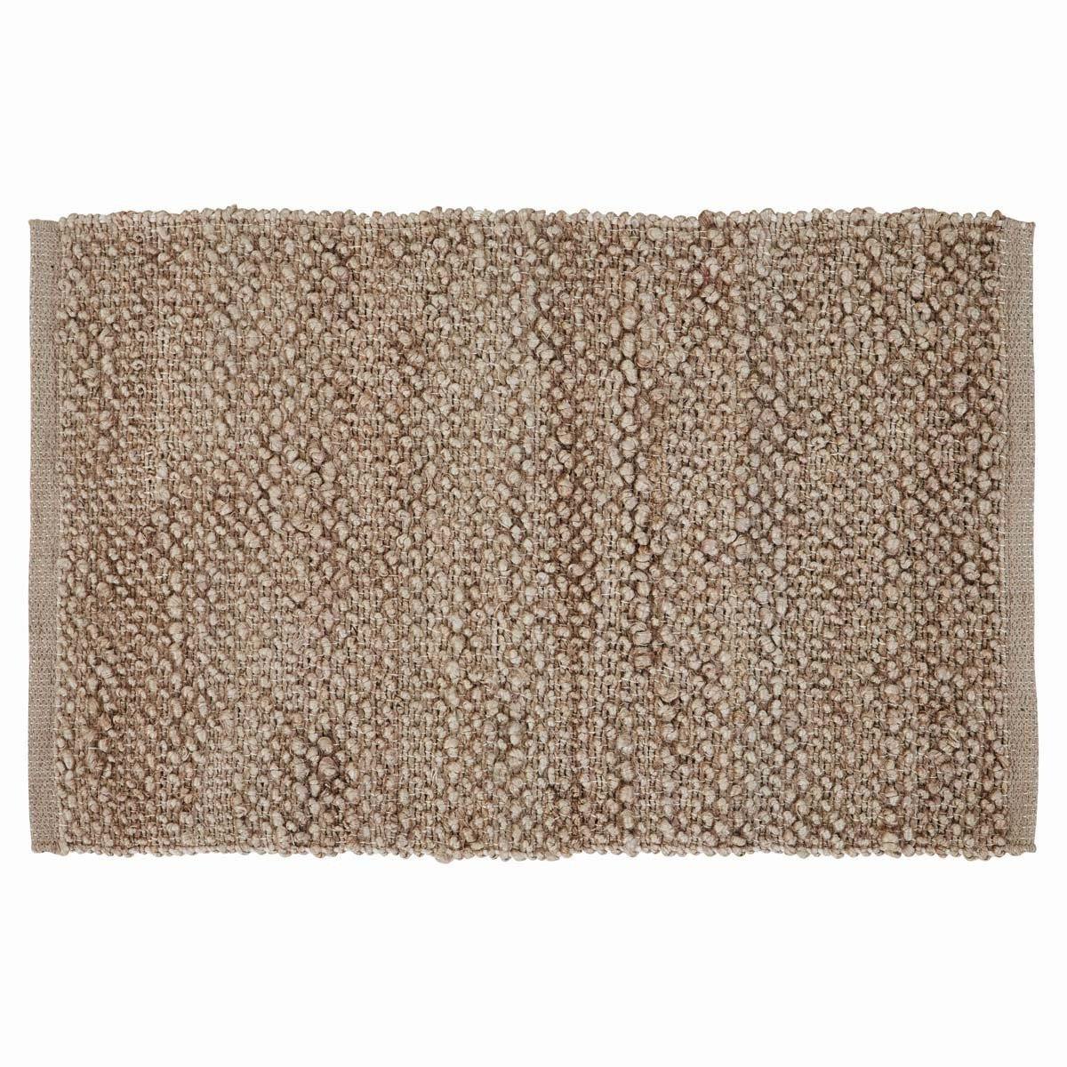 Minneka Silver Jute Handwoven Rug 20"x30" VHC Brands - The Fox Decor