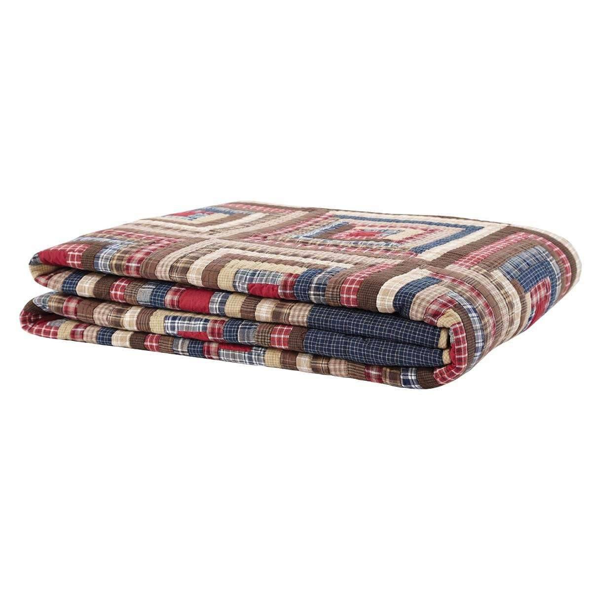 Braxton Queen Quilt 94Wx94L VHC Brands folded