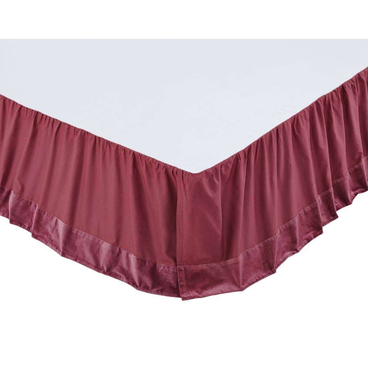 Eleanor Mauve Bed Skirts VHC Brands - The Fox Decor