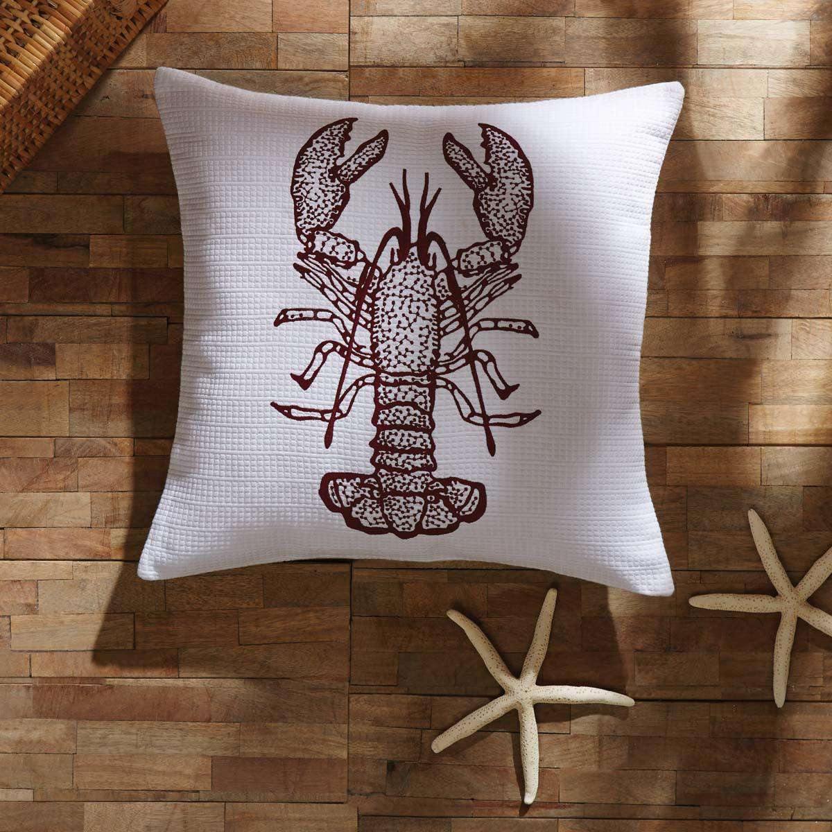 Lobster Pillow 18x18
