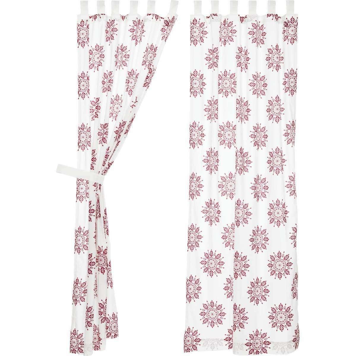 Mariposa Fuchsia Panel Curtain Set of 2 84x40 - The Fox Decor