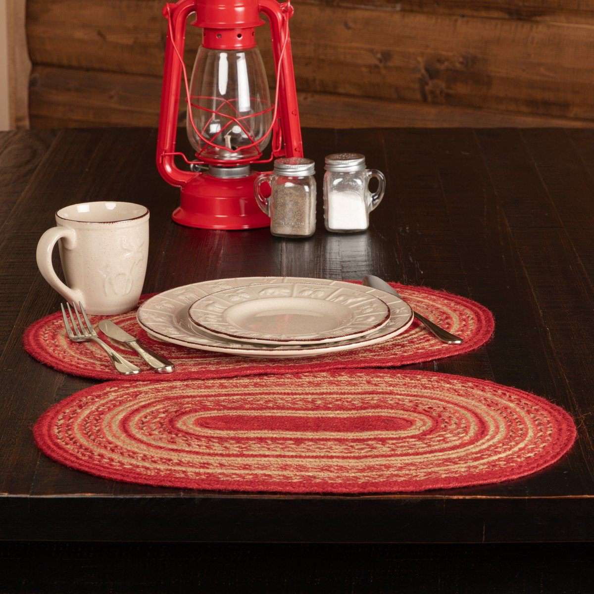 Cunningham Jute Braided Placemat Set of 6 - The Fox Decor