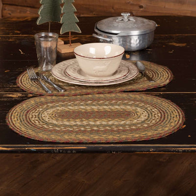 Tea Cabin Jute Braided Placemat Set of 6