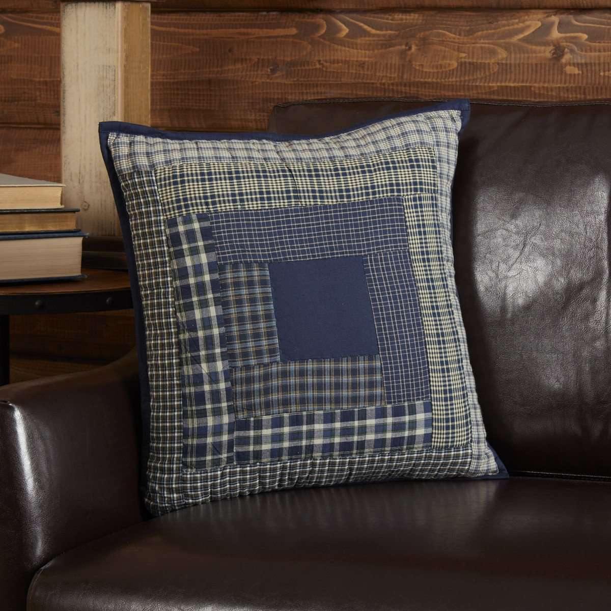 Columbus Quilted Pillow 16x16