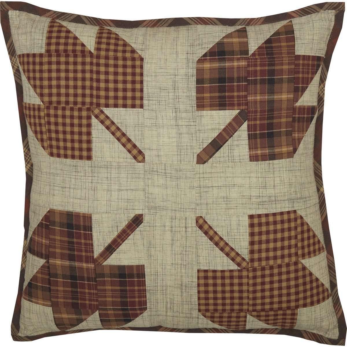 Abilene Harvest Leaf Patch Pillow 18x18 VHC Brands - The Fox Decor