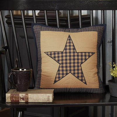 Teton Star Quilted Pillow 16x16
