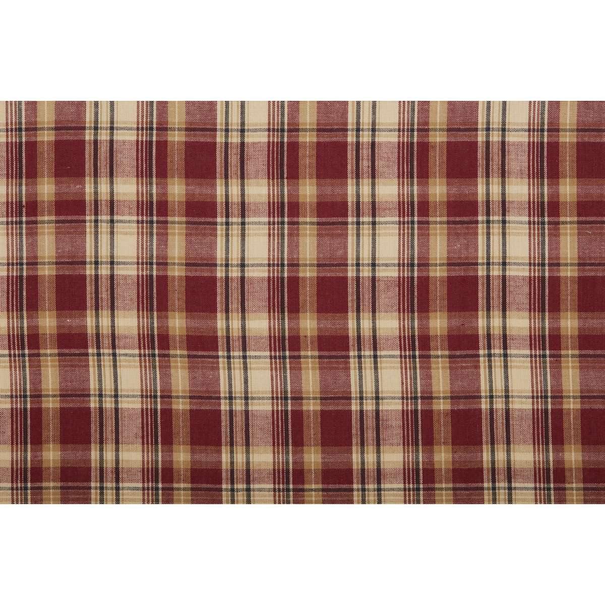 Beckham Plaid Valance Curtain 16x72 VHC Brands - The Fox Decor