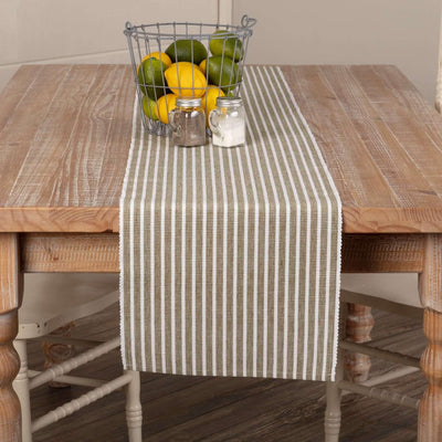 Harmony Olive Ribbed Runner 13x72 VHC Brands