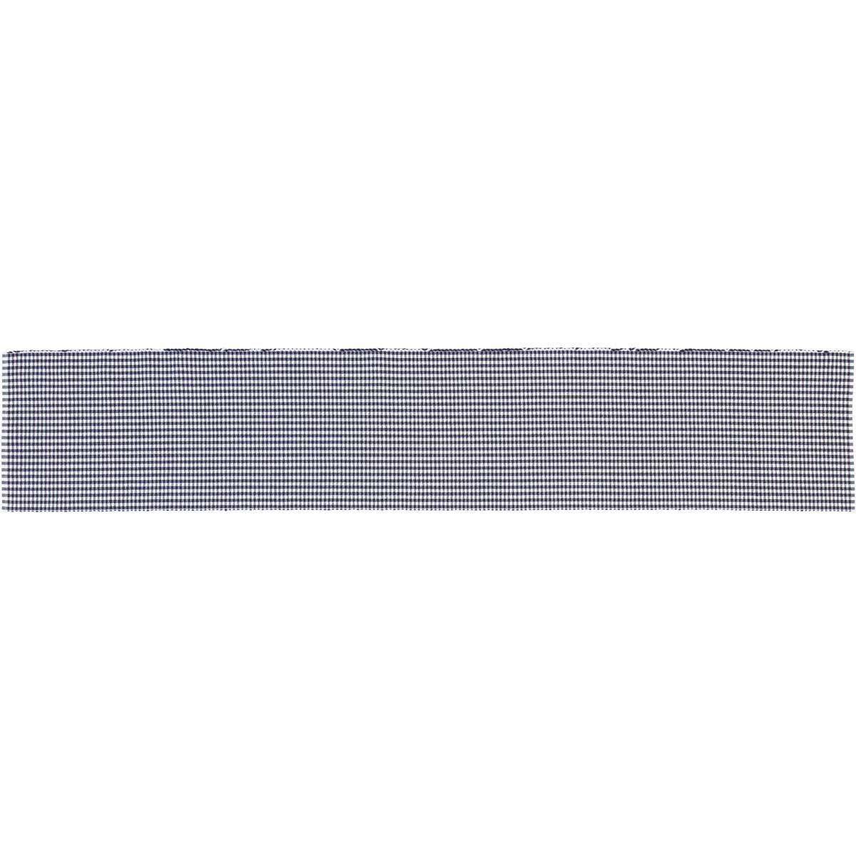 Tara Navy Ribbed Runner 13x72 VHC Brands - The Fox Decor