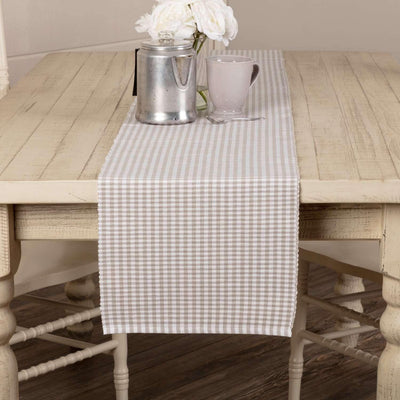 Tara Grey Ribbed Runner 13x90 VHC Brands