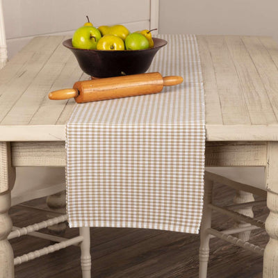 Tara Taupe Ribbed Runner 13x72 VHC Brands