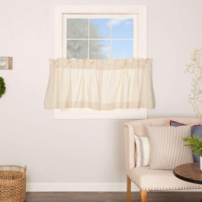 Regina Creme Tier Curtain Set of 2 L24xW36