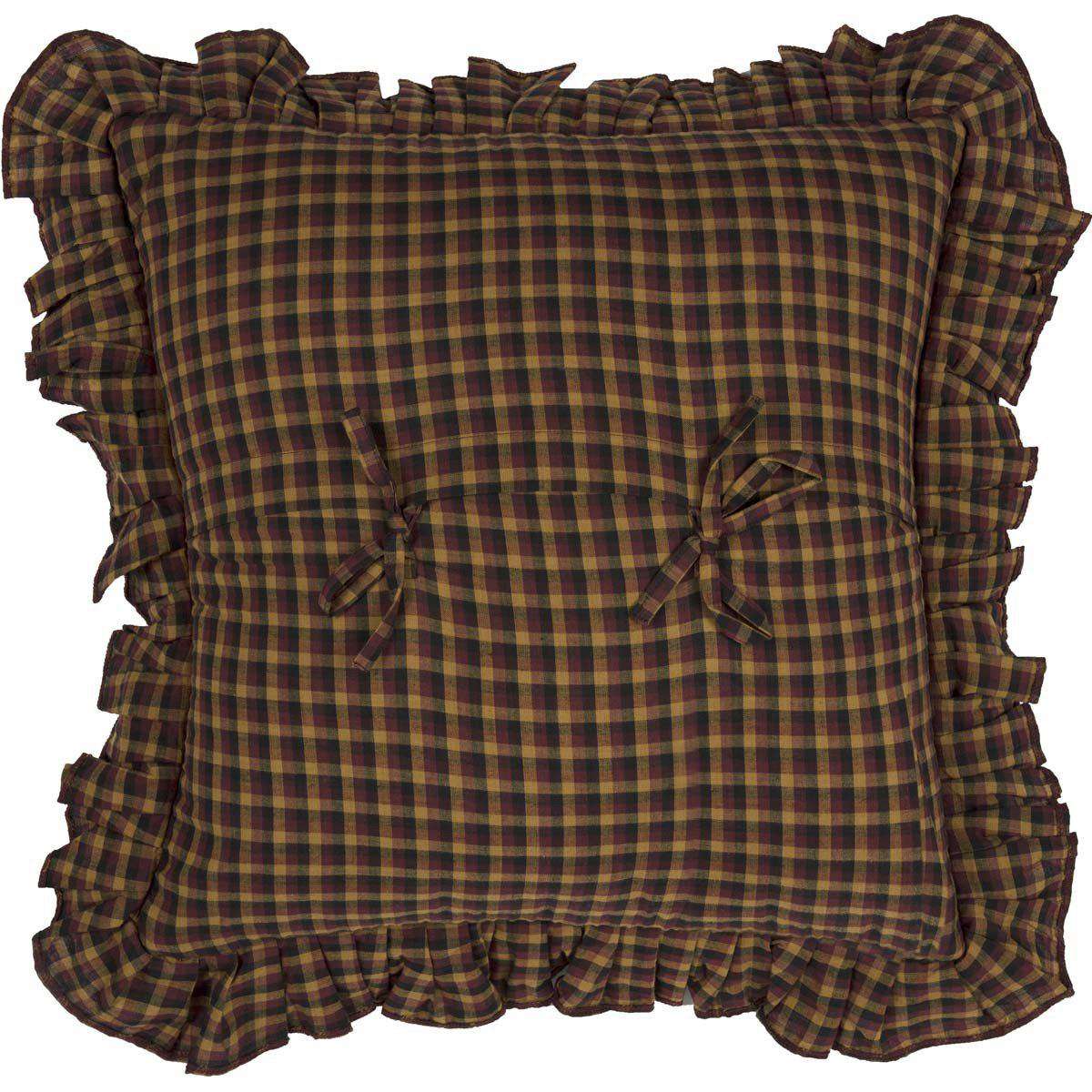 Heritage Farms Baa Baa Blessings Pillow 18" Mustard, Raven, Burgundy VHC Brands - The Fox Decor