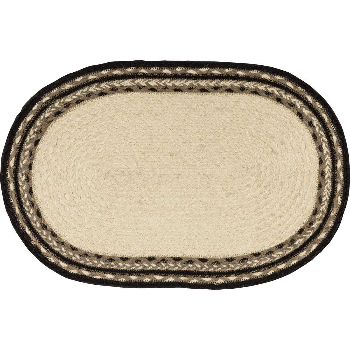 Sawyer Mill Cow Jute Braided Placemat Set of 6 - The Fox Decor