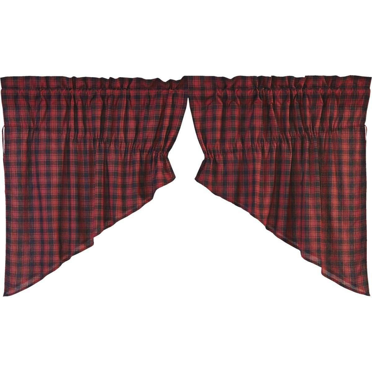 Cumberland Prairie Swag Curtain Set of 2 36x36x18 VHC Brands - The Fox Decor