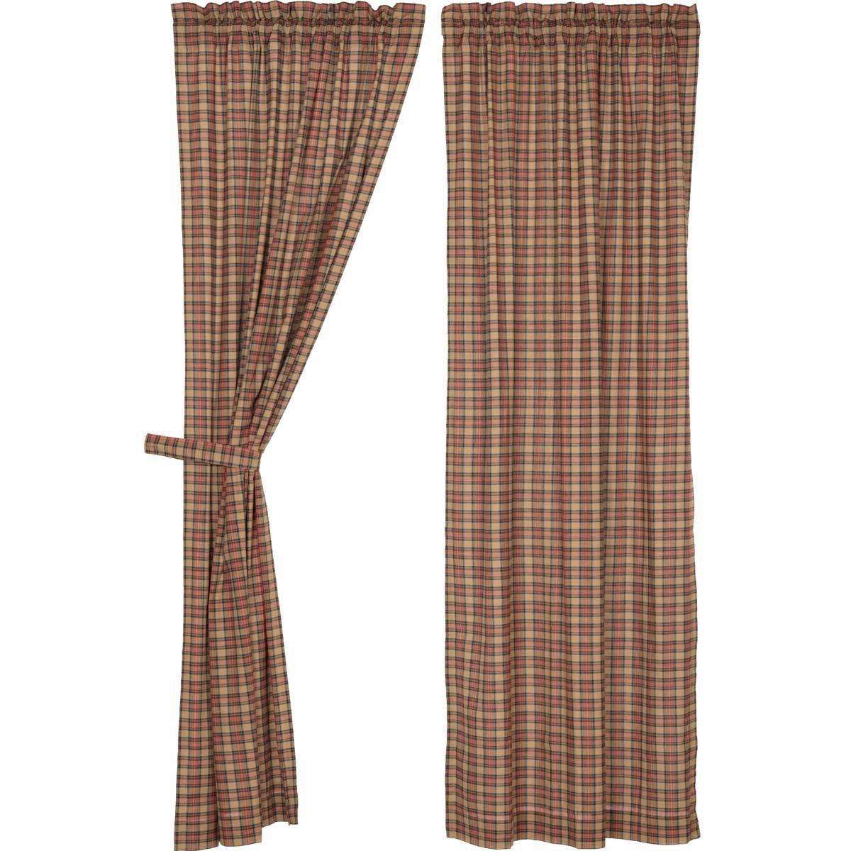 Crosswoods Panel Curtain Set of 2 84"x40" - The Fox Decor