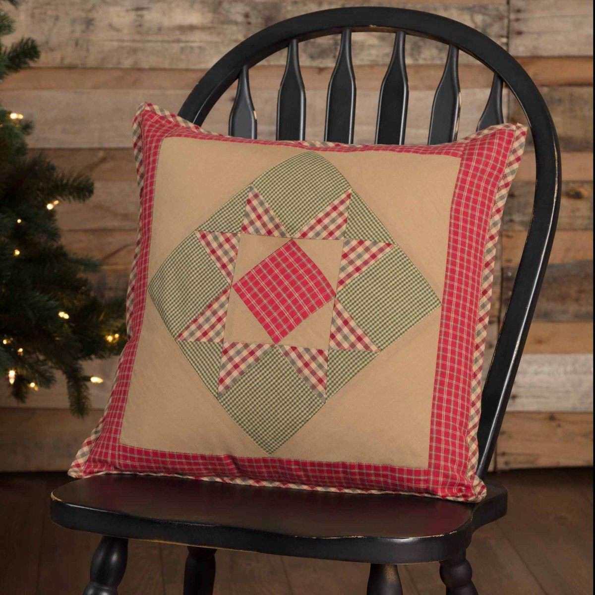 Dolly Star Patchwork Pillow 18x18 VHC Brands online