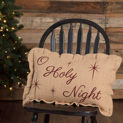 O Holy Night Pillow 14x22