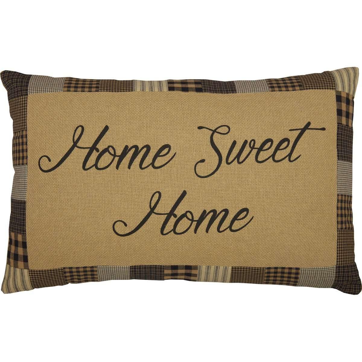 Farmhouse Star Home Sweet Home Pillow 14x22 front