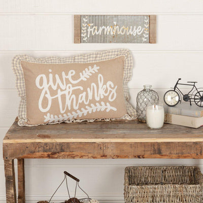 Grace Give Thanks Pillow 14