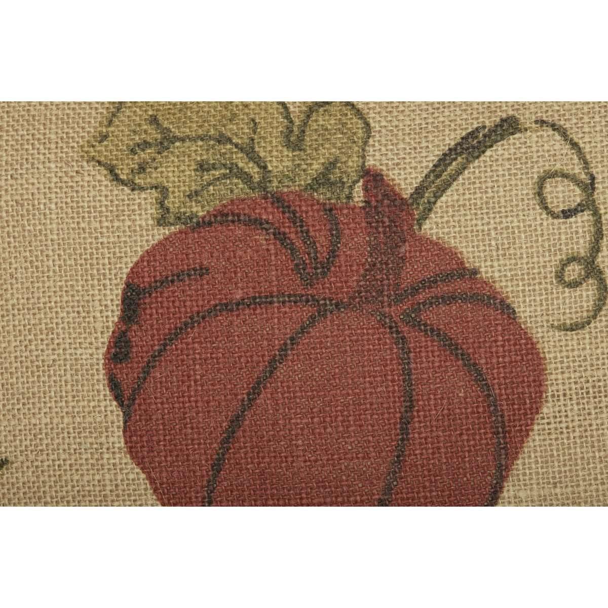 Jute Burlap Natural Harvest Garden Pillow 18x18 VHC Brands - The Fox Decor