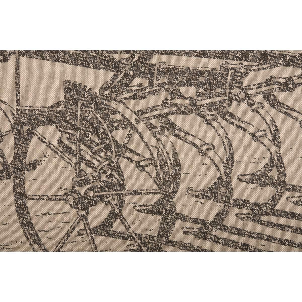 Sawyer Mill Charcoal Plow Pillow 14x22 zoom