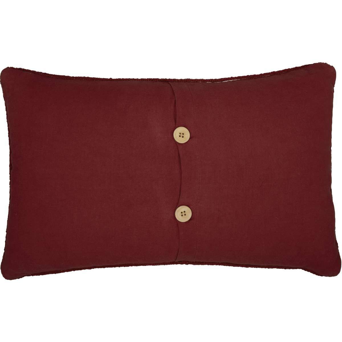 Wyatt Bear Hooked Pillow 14"x22" - The Fox Decor