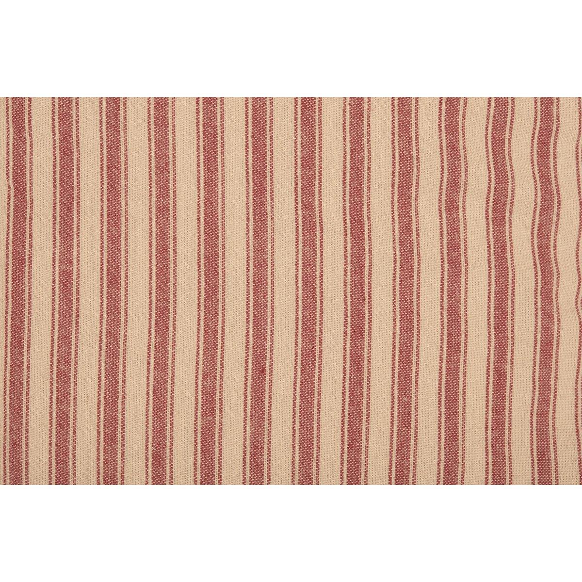 Sawyer Mill Red Ticking Stripe Stocking 12x20 VHC Brands - The Fox Decor