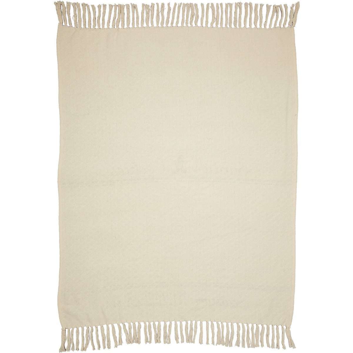 Sawyer Mill Santa Cookies Woven Throw 60" x 50" Creme, Red, Grey VHC Brands - The Fox Decor