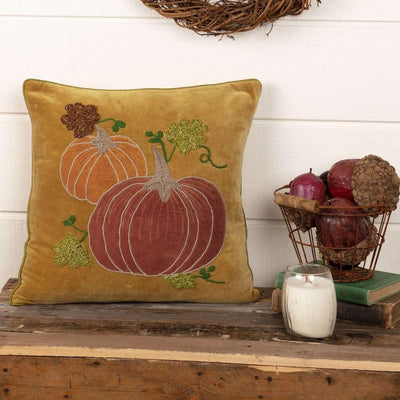 Velvet Pumpkin Pillow 18x18 VHC Brands