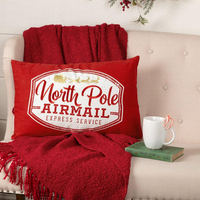 North Pole Airmail Pillow 14