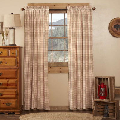 Tacoma Panel Country Style Curtain Set of 2 84