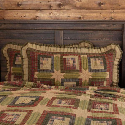 Tea Cabin King Sham 21x37 VHC Brands