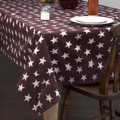Multi Star Red Table Cloth 60