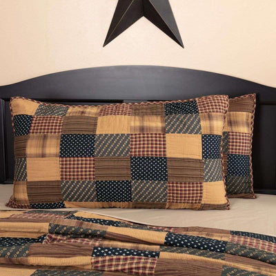 Patriotic Patch King Sham 21x37 VHC Brands