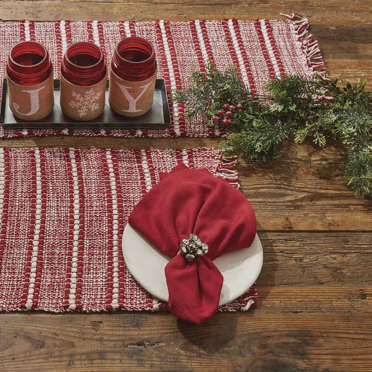 Peppermint Stripe Table Runner - 36"L Park Designs