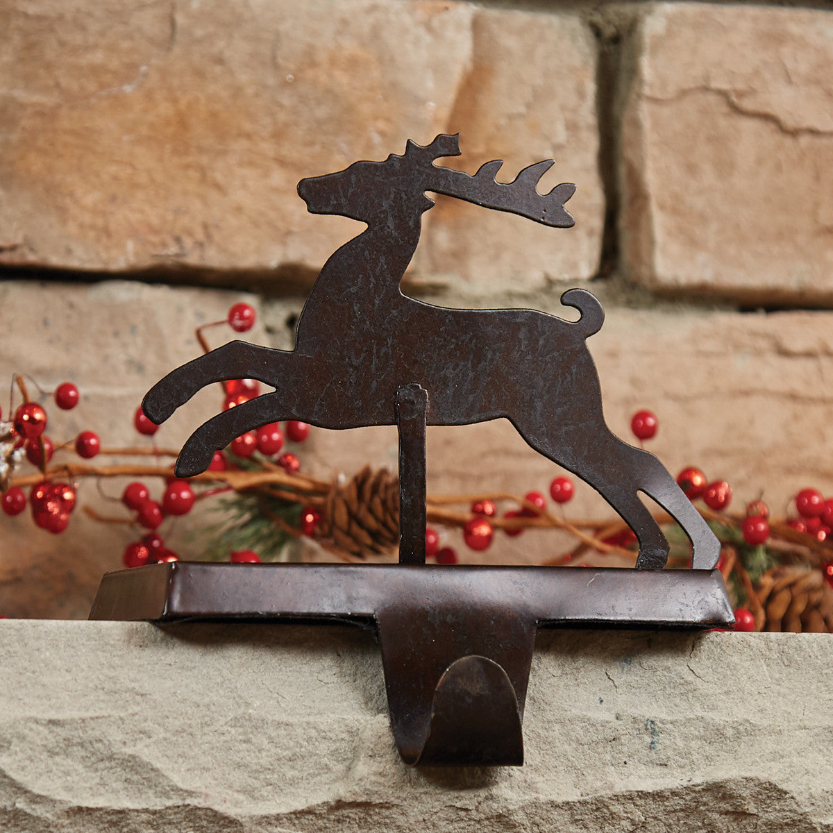 Reindeer Stocking Hanger - Set of 2 Park Designs