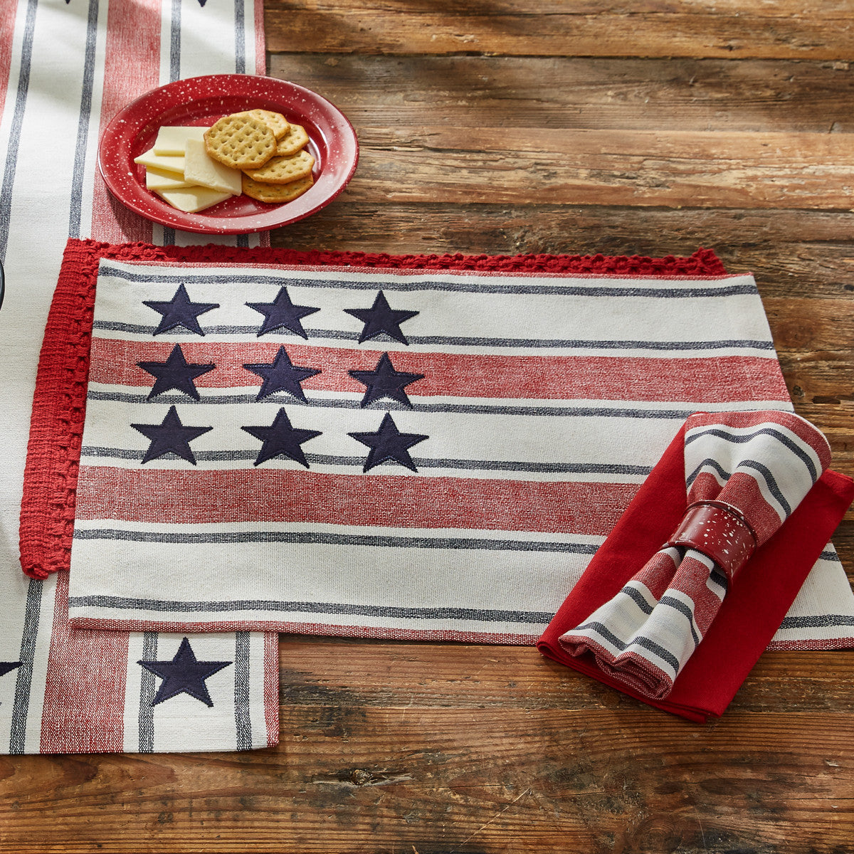 Stars & Stripes Placemats - Set Of 6 Park Designs