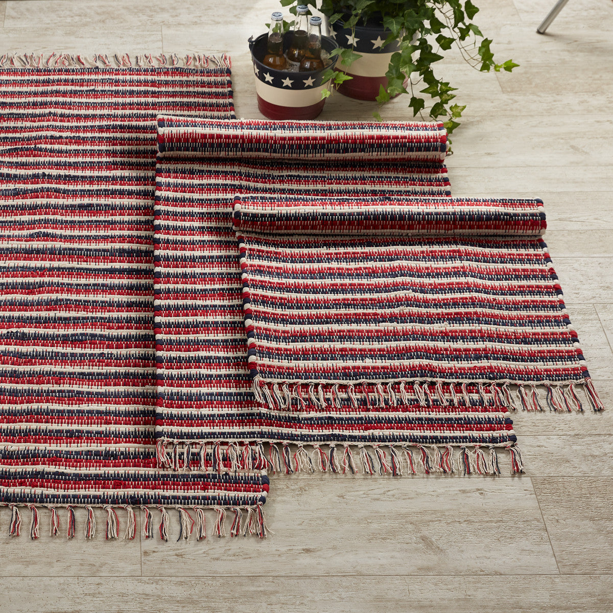 Stars & Stripes Rag Rugs - Park Designs