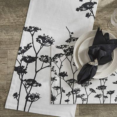Queens Anne'S Lace Printed Table Runner - 72
