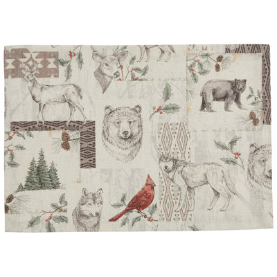 Wild And Beautiful Holiday Placemats - Set of 4 Park Designs