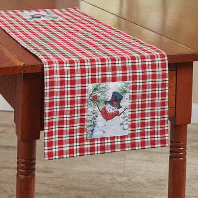 Flurry Snowman Table Runner - 36