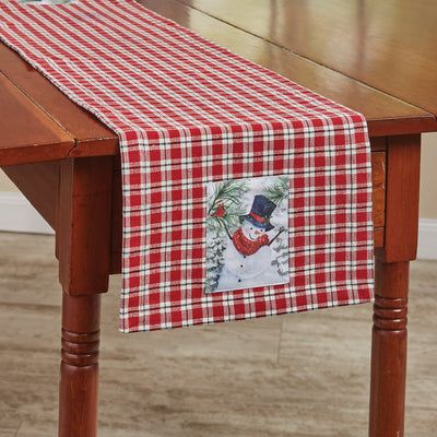 Flurry Snowman Table Runner - 54