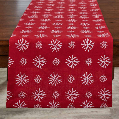 Snowflake Table Runners 15x72  Park Designs