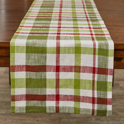 Winter Bliss Plaid Table Runner - 54