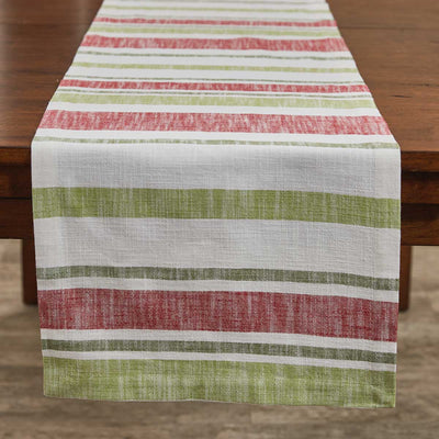 Winter Bliss Stripe Table Runner - 54