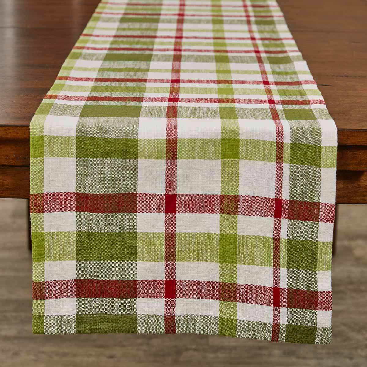 Winter Bliss Plaid Table Runner - 72"L Park Designs