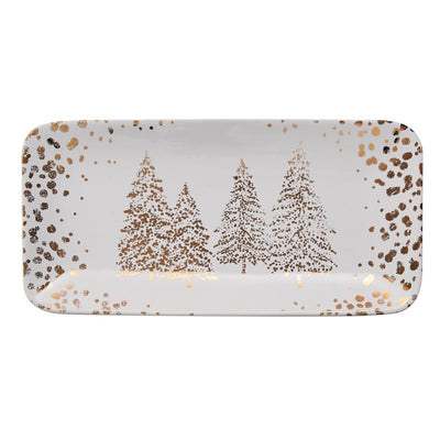 Golden Christmas Platter - Park Designs