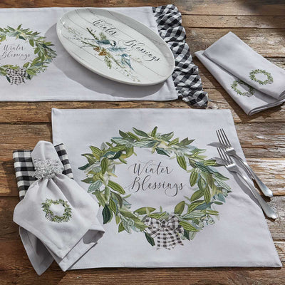 Winter Blessings Placemats - Set Of 4 Park Designs