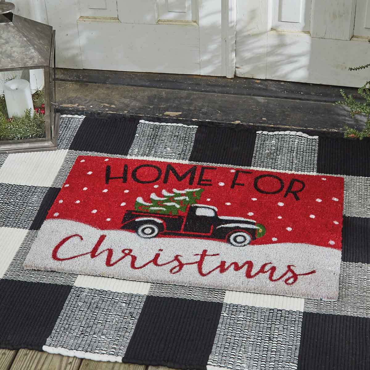 Home For Christmas Doormat 18"X30" Park Designs